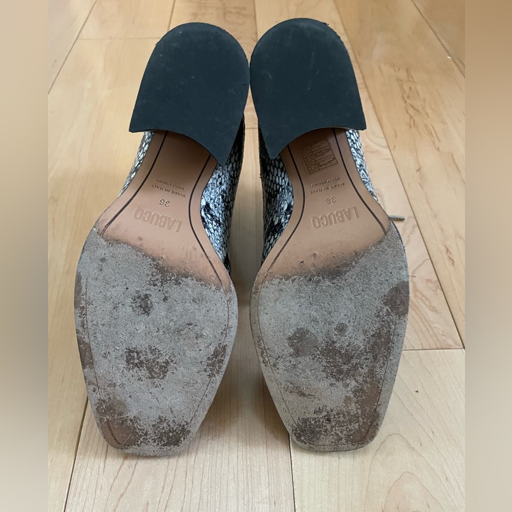 Labuq Python Print Lace Up Bootie - image 7